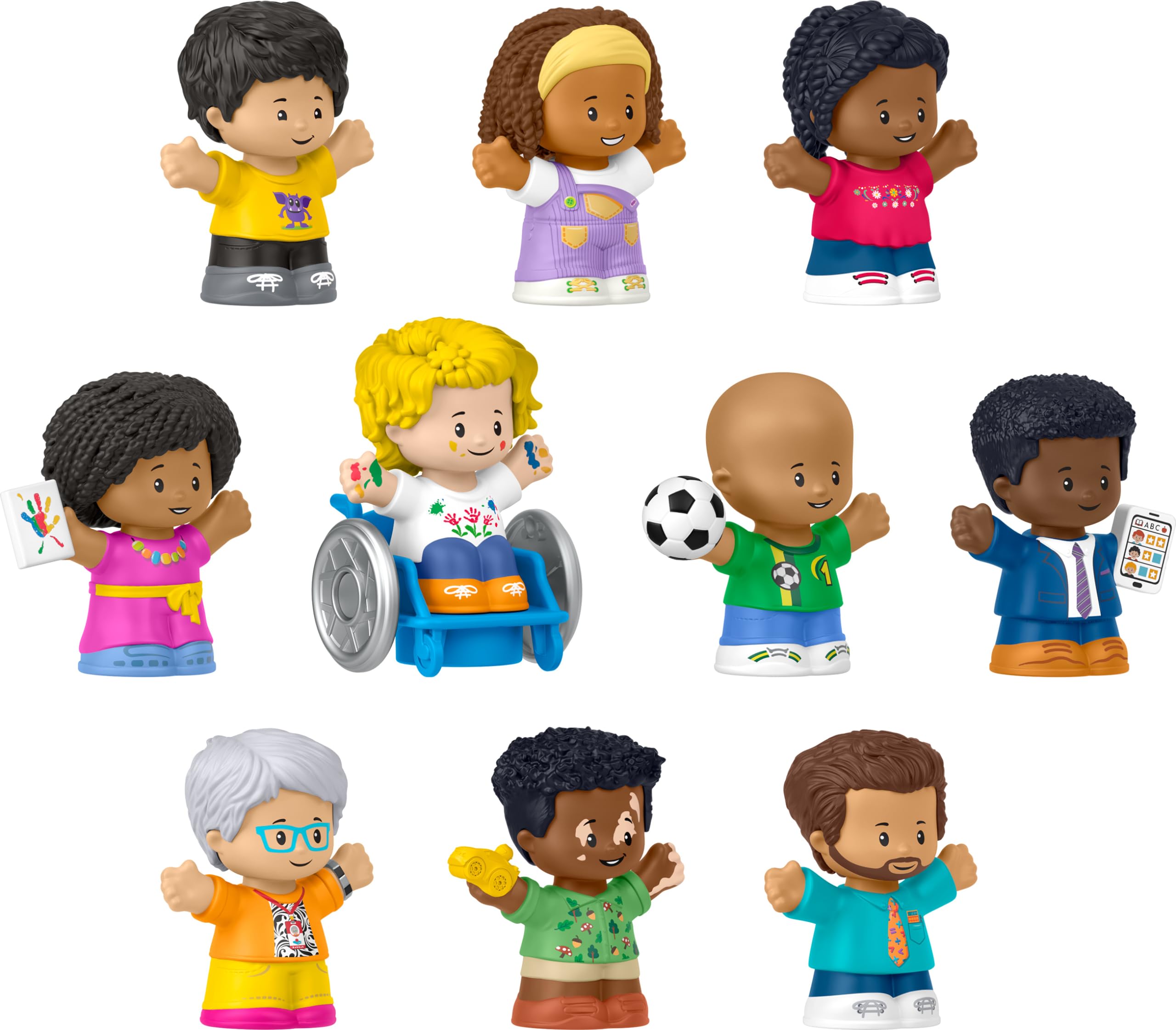 Foto 2 pulgar | Set De Juguetes Fisher-price Little People Classroom, 10 Figuras De 1 Año O Más - Venta Internacional.