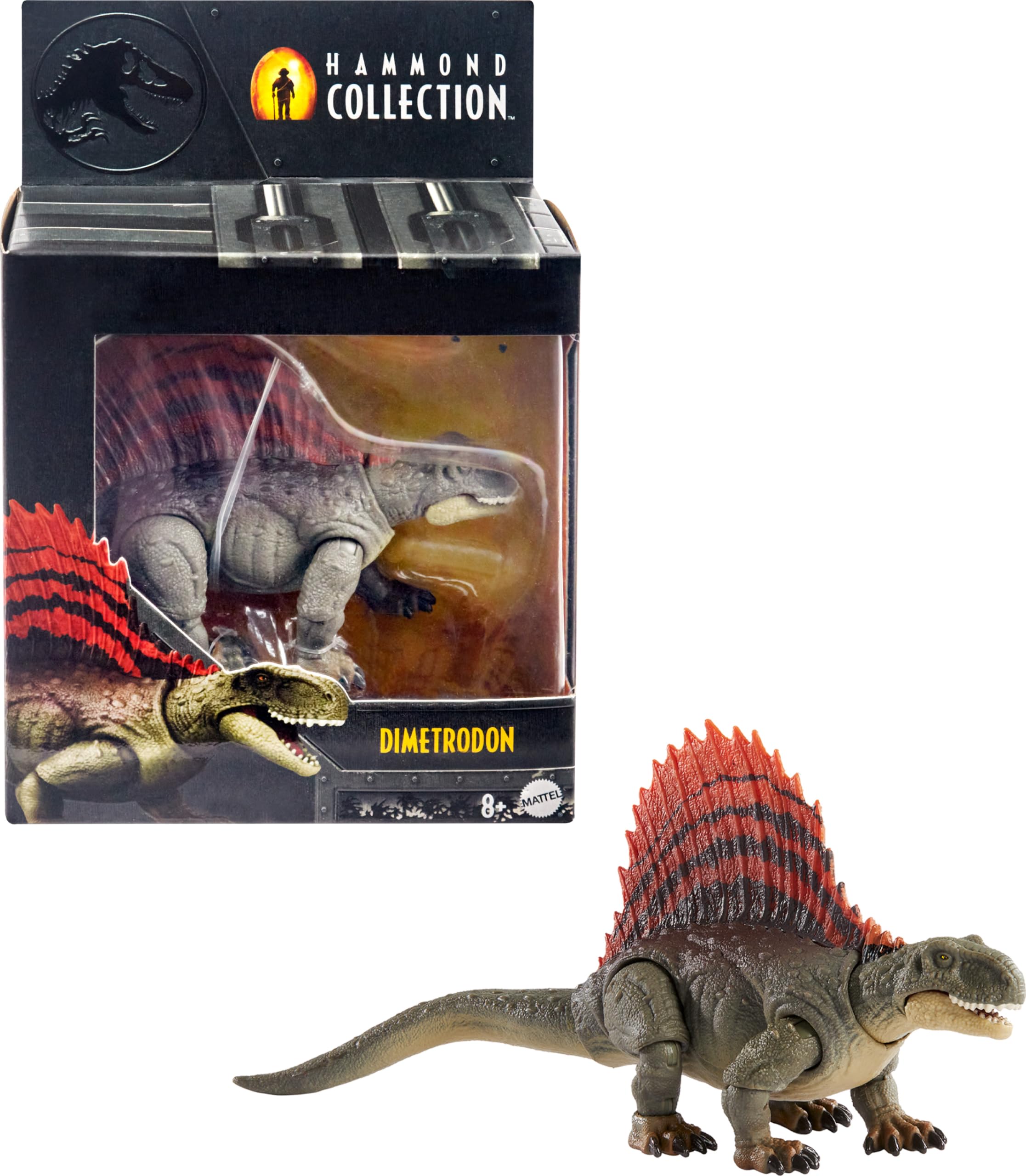 Foto 7 pulgar | Figura De Acción Mattel Jurassic World Dominion Dimetrodon - Venta Internacional.