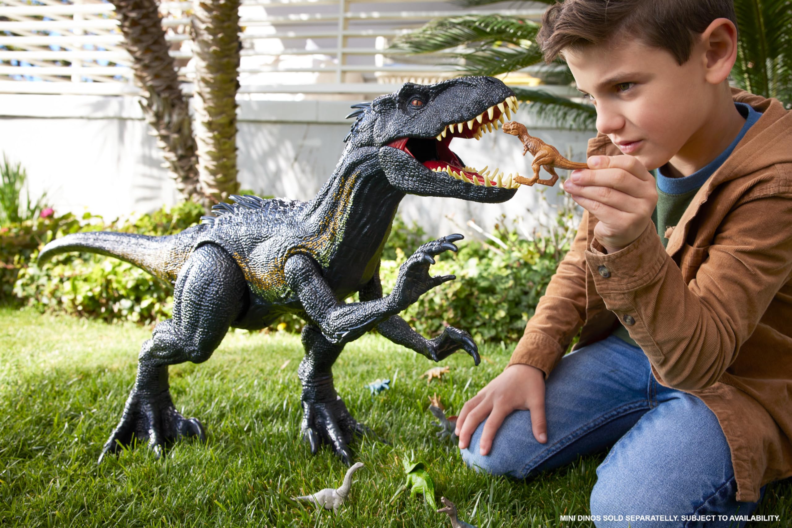 Foto 3 pulgar | Figura De Acción Mattel Jurassic World Indoraptor 90 Cm - Venta Internacional.