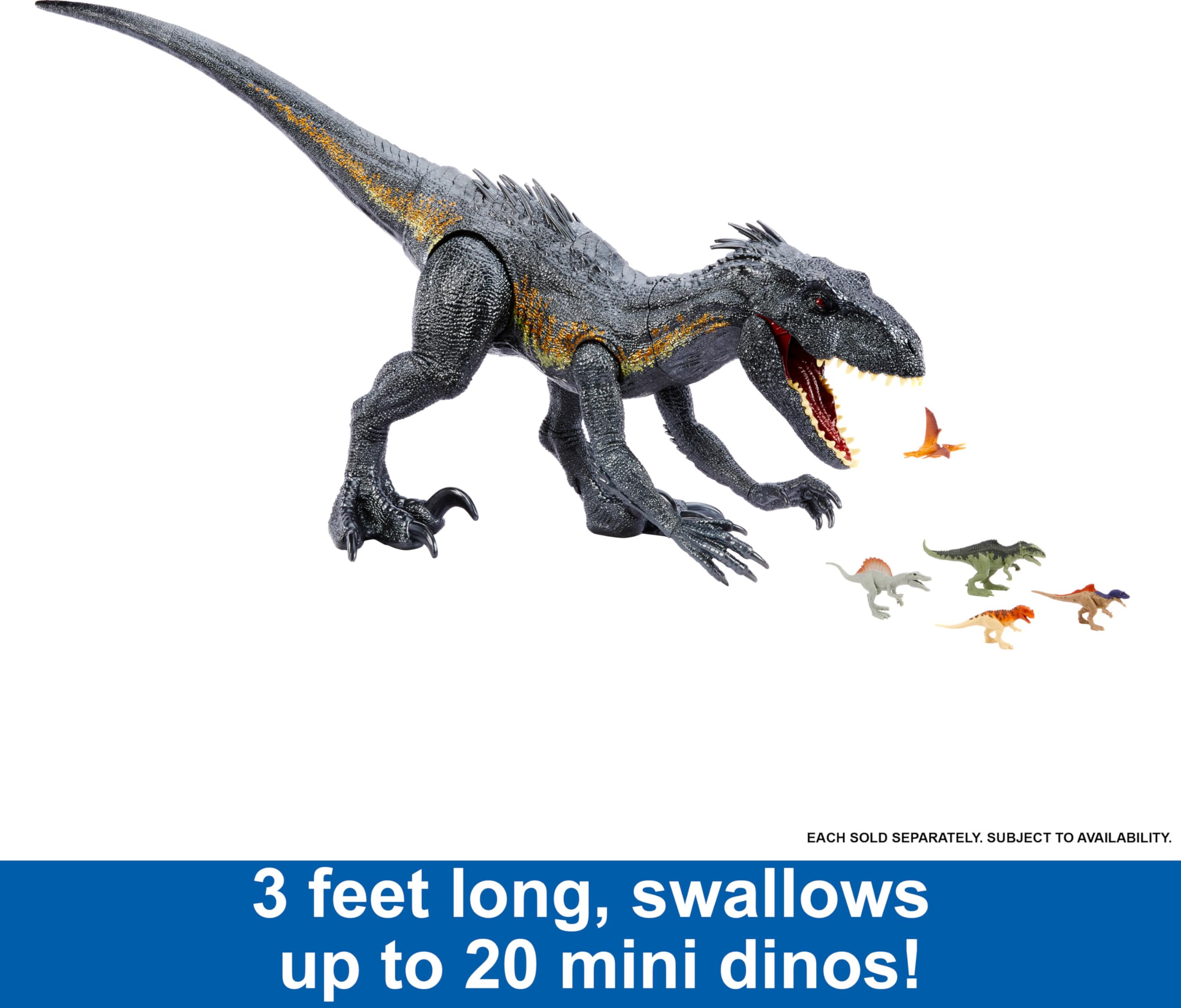 Foto 5 pulgar | Figura De Acción Mattel Jurassic World Indoraptor 90 Cm - Venta Internacional.