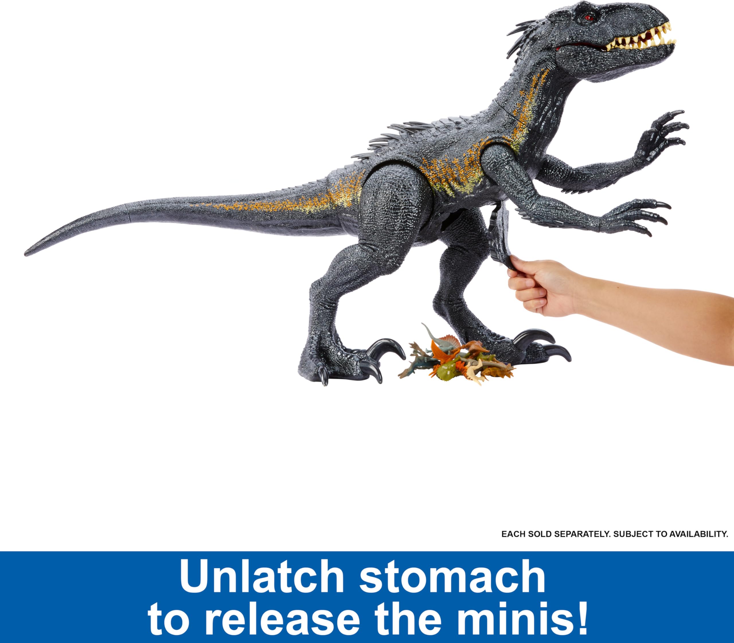 Foto 6 pulgar | Figura De Acción Mattel Jurassic World Indoraptor 90 Cm - Venta Internacional.