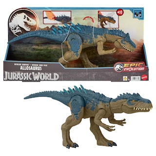 Foto 1 | Dinosaurio De Juguete Mattel Jurassic World Allosaurus Con Sonidos - Venta Internacional.