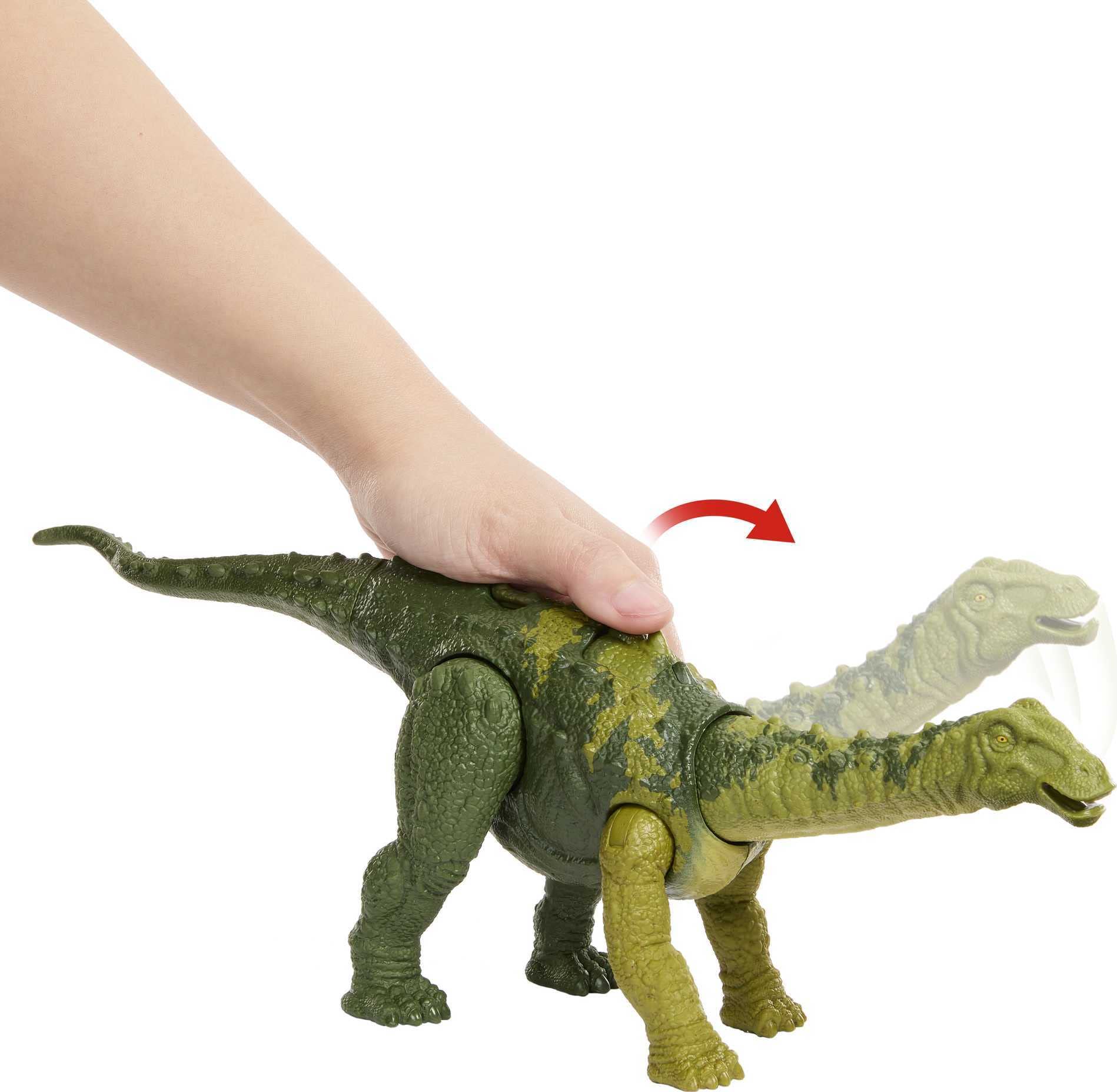 Foto 6 pulgar | Dinosaurio De Juguete Mattel Jurassic World Wild Roar Nigersaurus - Venta Internacional.
