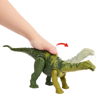 Foto 5 | Dinosaurio De Juguete Mattel Jurassic World Wild Roar Nigersaurus - Venta Internacional.
