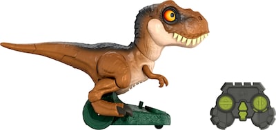Foto 6 | Juguete De Dinosaurio Rc Mattel Jurassic World Roarin' Frenzy T Rex - Venta Internacional.