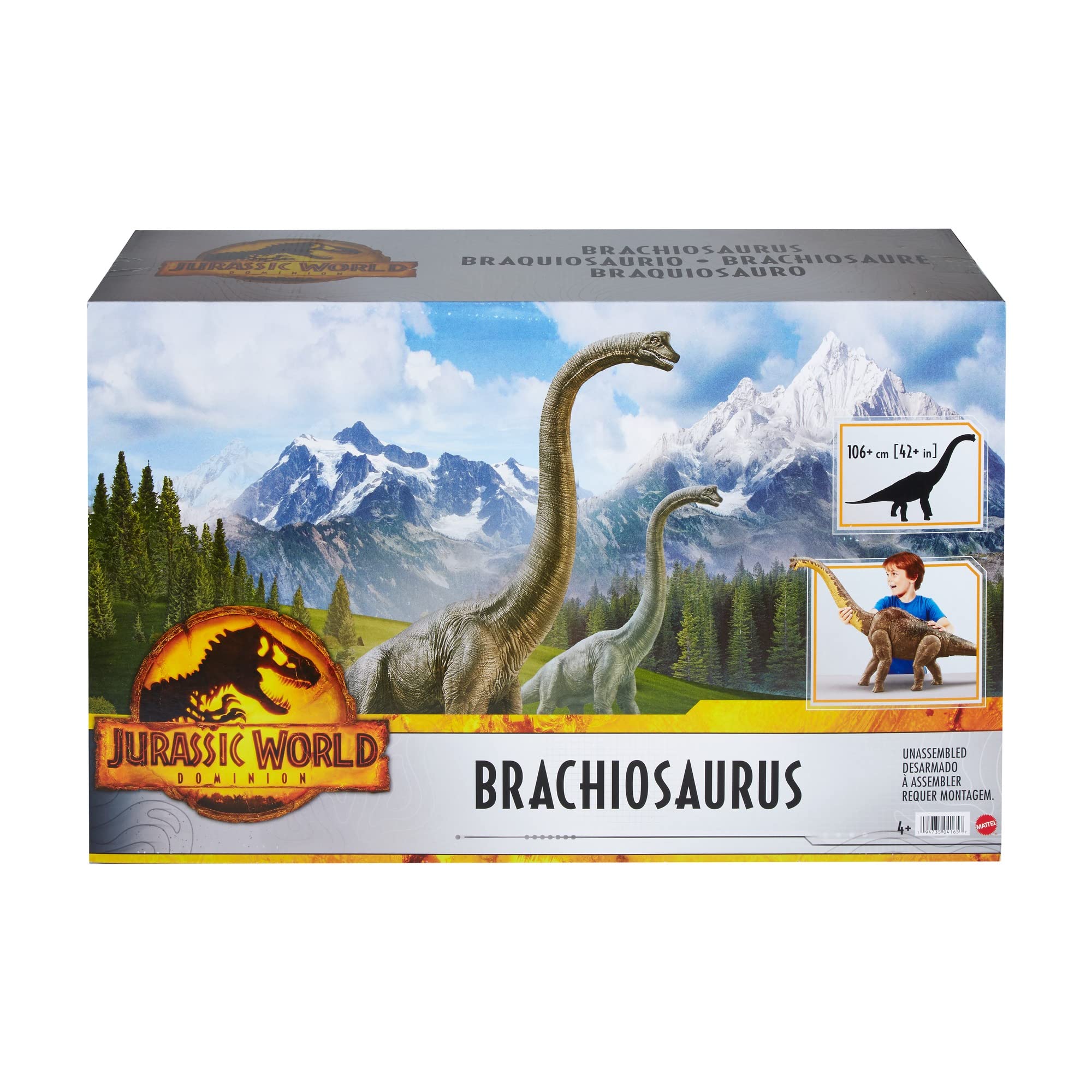 Foto 8 pulgar | Figura De Acción Mattel Jurassic World Dominion Brachiosaurus - Venta Internacional.