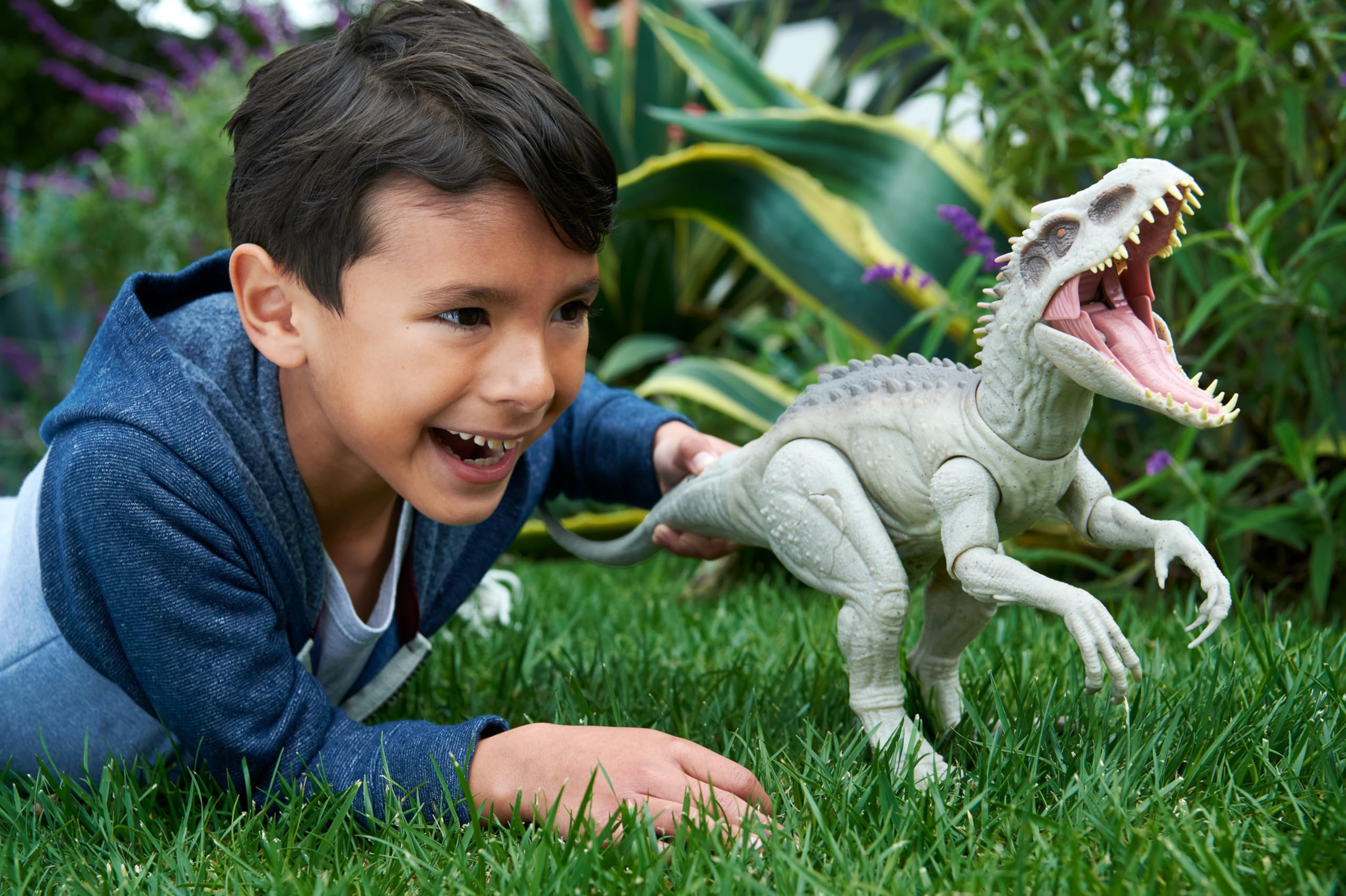 Foto 3 pulgar | Juguete De Dinosaurio Mattel Jurassic World Indominus Rex De 53 Cm Con Luces - Venta Internacional.