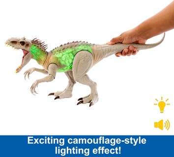 Foto 3 | Juguete De Dinosaurio Mattel Jurassic World Indominus Rex De 53 Cm Con Luces - Venta Internacional.