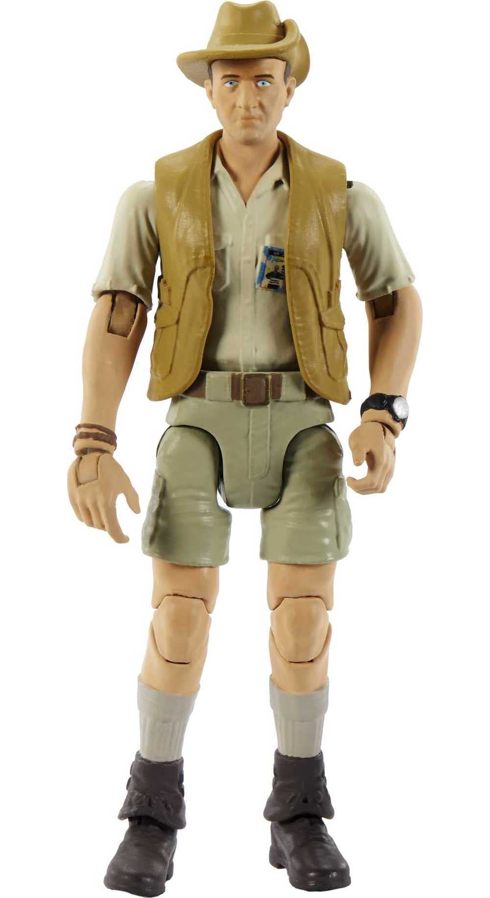 Foto 4 pulgar | Figura de Acción Mattel Jurassic World Robert Muldoon 9,5 cm - Venta Internacional