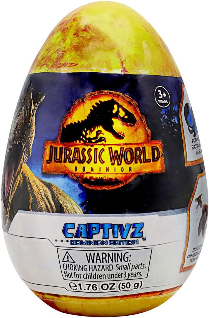 Foto 3 pulgar | Jurassic World Captivz Dominion Dinosaurios en Slime 3 Pack