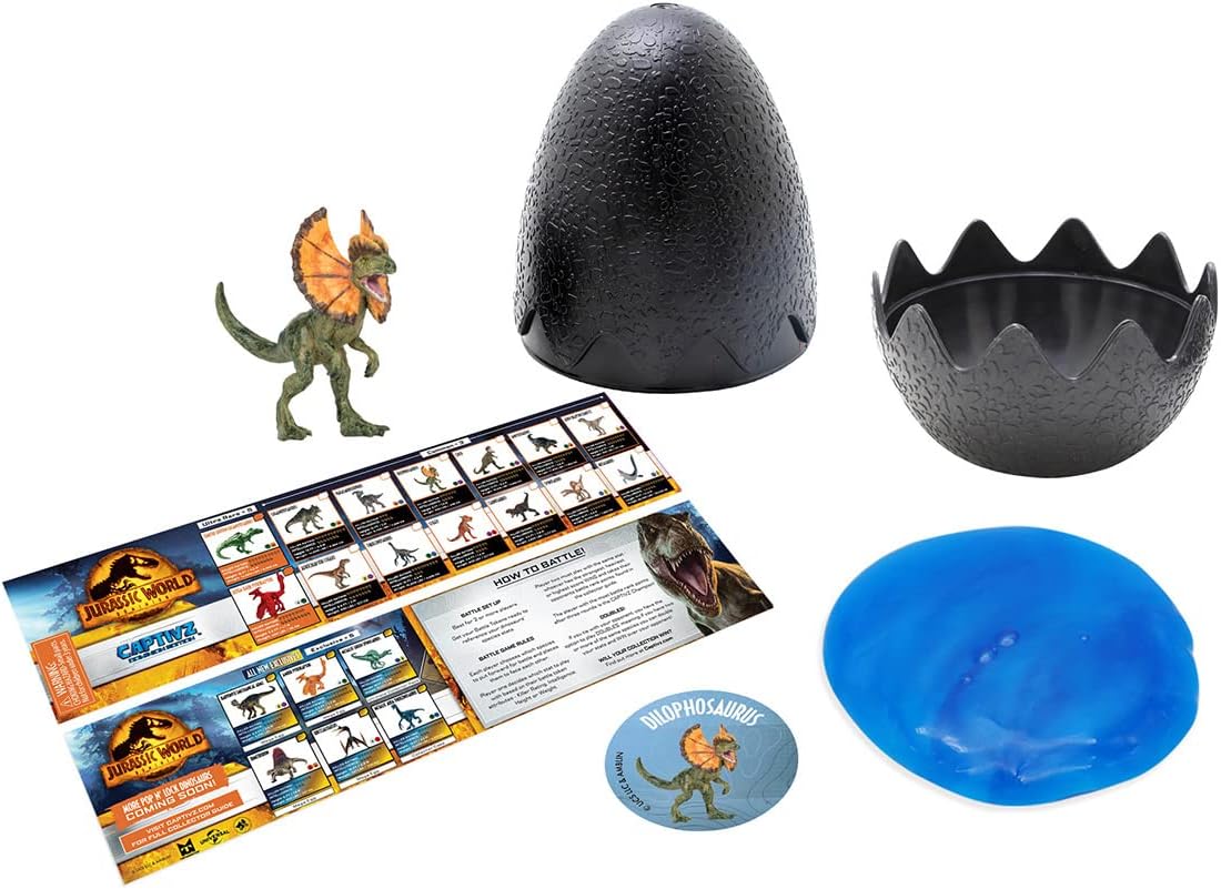 Foto 5 pulgar | Jurassic World Captivz Dominion Dinosaurios en Slime 3 Pack