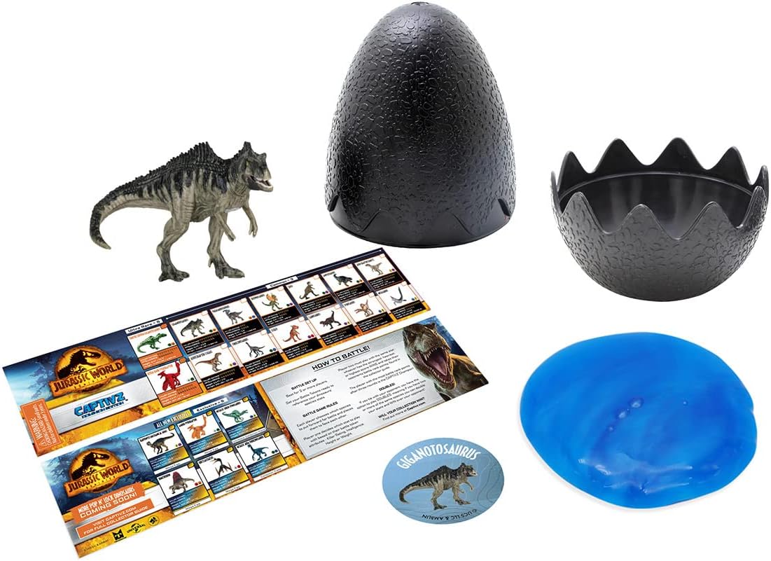 Foto 6 pulgar | Jurassic World Captivz Dominion Dinosaurios en Slime 3 Pack