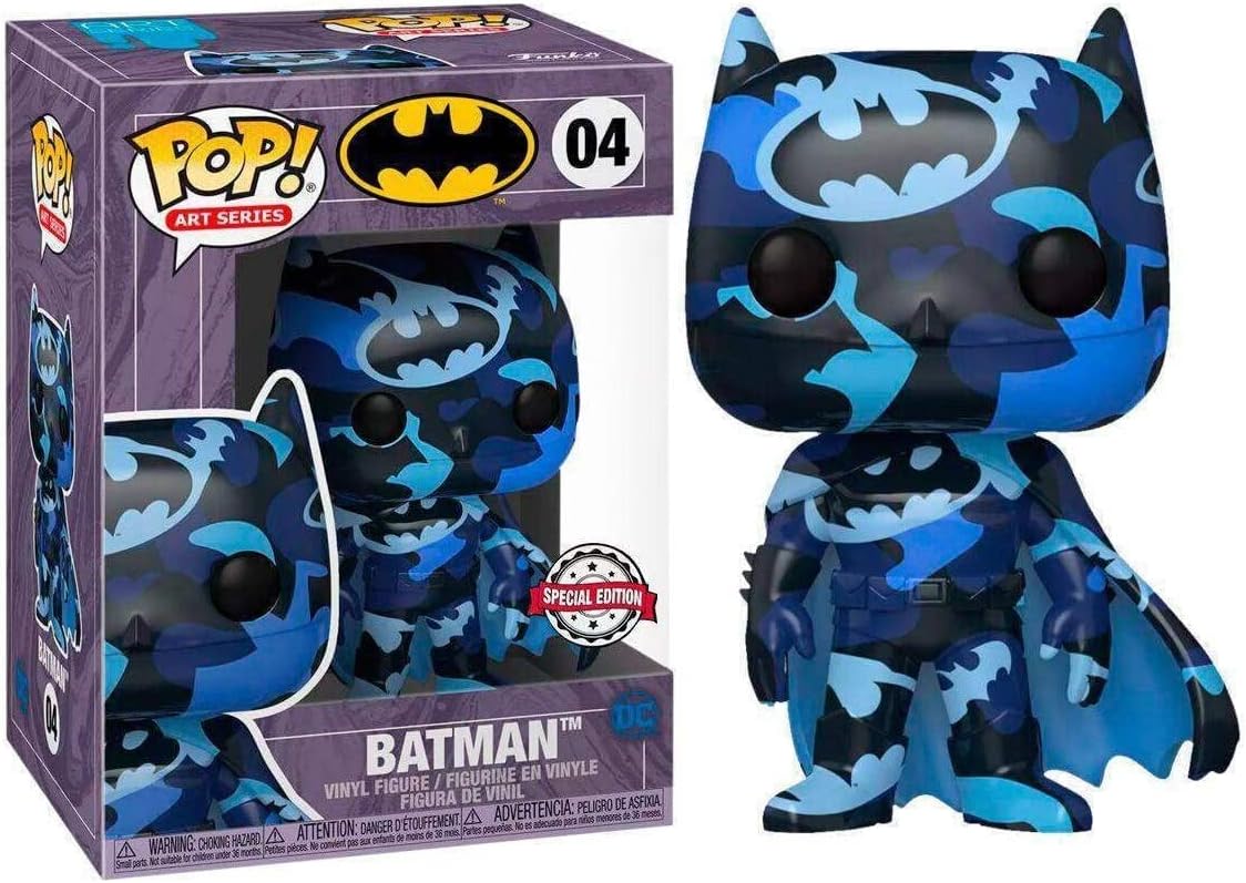 Foto 2 pulgar | Figura Funko Batman Grafiti Azul Fuerte 04