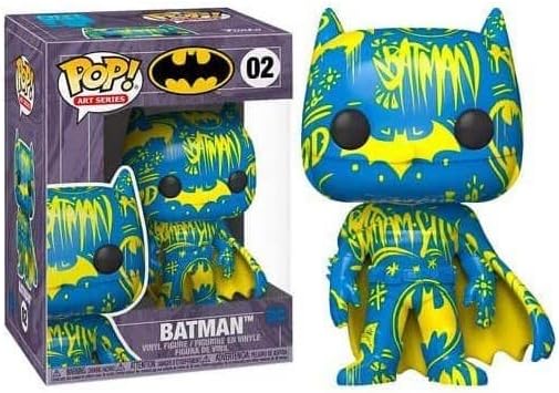 Foto 2 pulgar | Figura Funko Batman Grafiti Azul y Amarillo 02