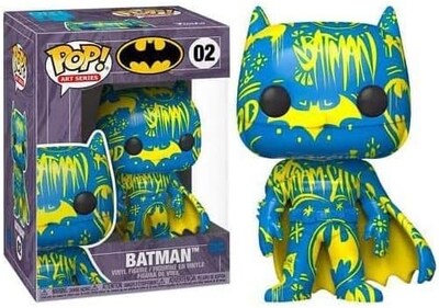Foto 1 | Figura Funko Batman Grafiti Azul y Amarillo 02