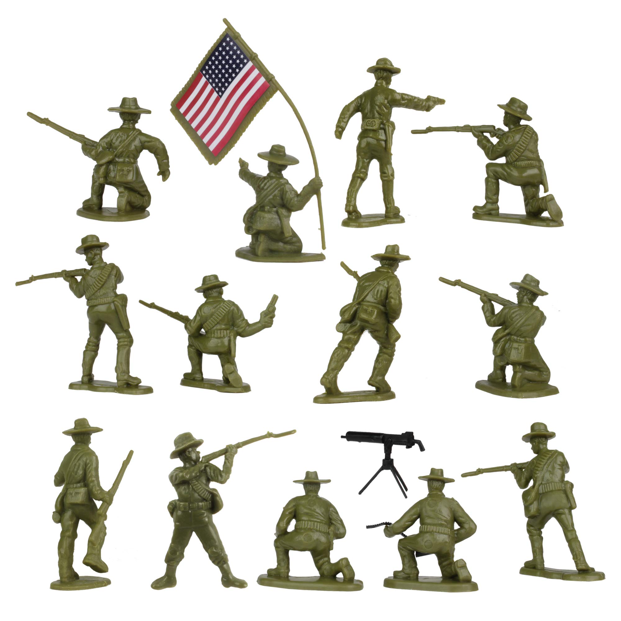 Foto 7 | Figuras De Juguete Bmc Border Wars El Ejército De Los Estados Unidos Contra Los Villanos Mexicanos - Venta Internacion