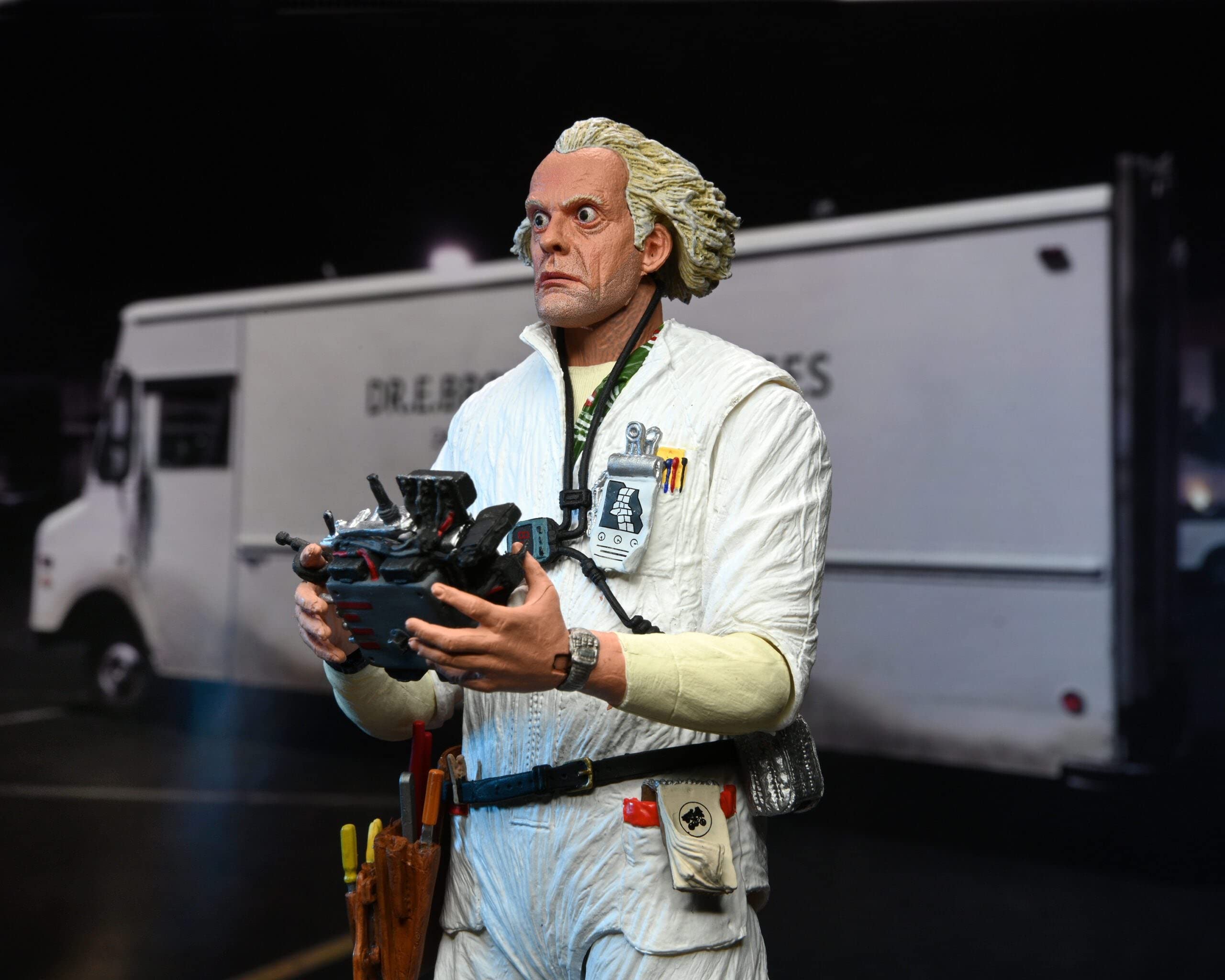 Foto 3 pulgar | Figura de Acción Neca Regreso al Futuro Ultimate Doc Brown - Venta Internacional