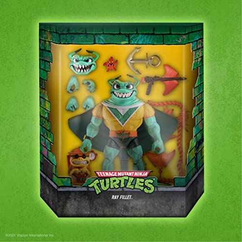 Foto 3 pulgar | Figura de Acción Super7 Teenage Mutant Ninja Turtles Ray Fille - Venta Internacional