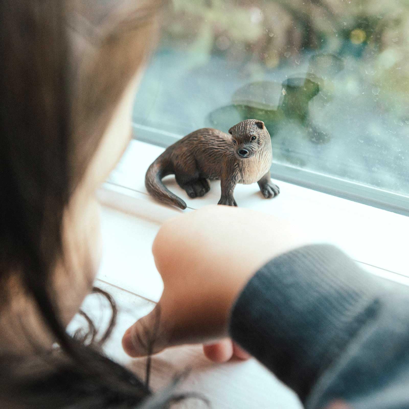 Foto 3 pulgar | Figura realista de Nutria de Río Wildlife de Safari Ltd. de 8 cm -  Venta Internacional