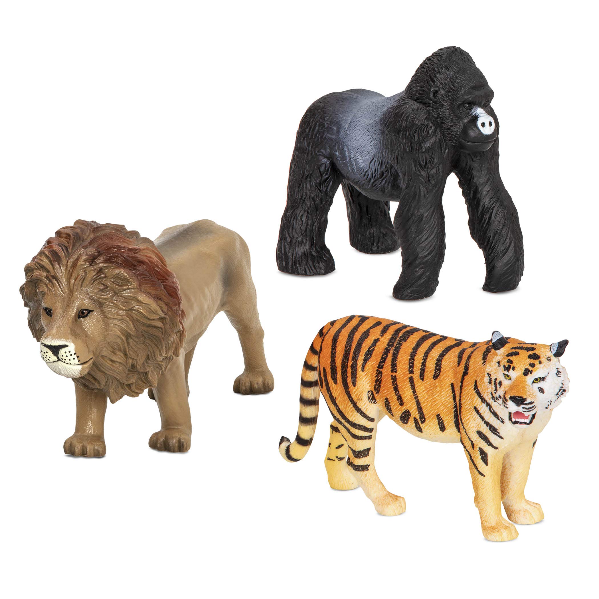 Figuras de Animales Terra De Battat Lion Tiger Gorilla - Venta Internacional