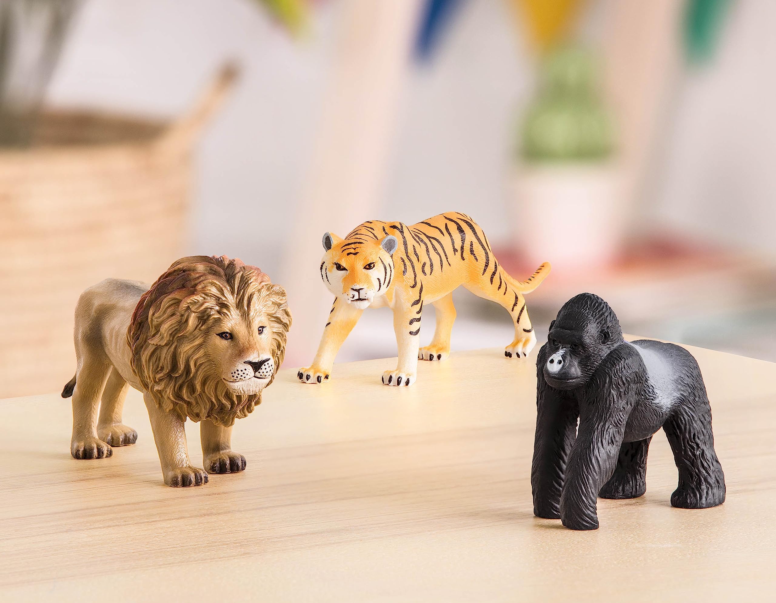 Foto 3 pulgar | Figuras de Animales Terra De Battat Lion Tiger Gorilla - Venta Internacional