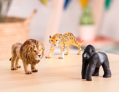 Foto 2 | Figuras de Animales Terra De Battat Lion Tiger Gorilla - Venta Internacional