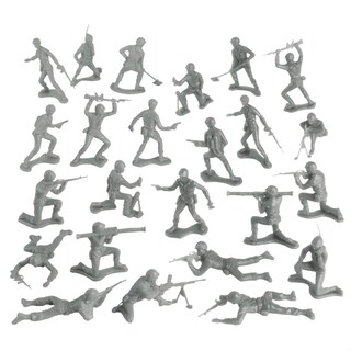Foto 4 | Toy Soldiers Timmee Plastic Army Men, Gris, 48 Piezas, Fabricado En Ee. Uu. - Venta Internacional.