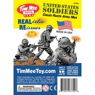 Foto 6 | Toy Soldiers Timmee Plastic Army Men, Gris, 48 Piezas, Fabricado En Ee. Uu. - Venta Internacional.