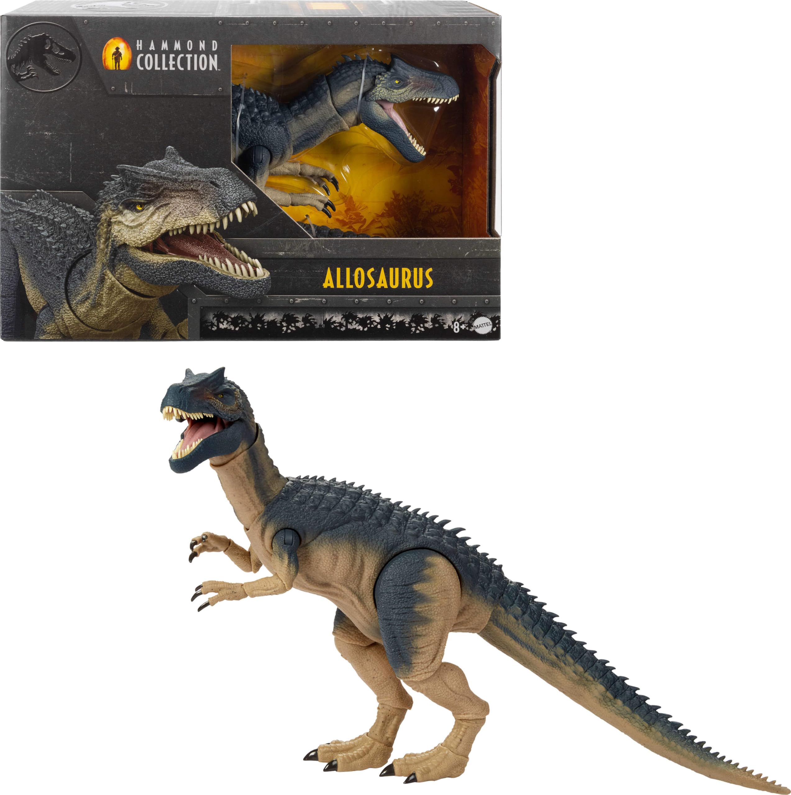 Figura De Acción Mattel Jurassic World Hammond Allosaurus - Venta Internacional.