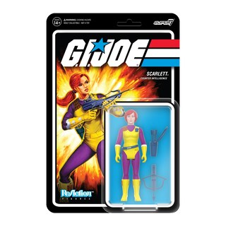 Foto 1 | Figura De Acción Super7 G.i. Joe Reaction Scarlett Dic Purple - Venta Internacional.