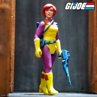 Foto 4 | Figura De Acción Super7 G.i. Joe Reaction Scarlett Dic Purple - Venta Internacional.