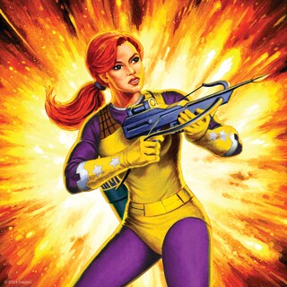 Foto 5 | Figura De Acción Super7 G.i. Joe Reaction Scarlett Dic Purple - Venta Internacional.