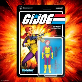 Foto 6 | Figura De Acción Super7 G.i. Joe Reaction Scarlett Dic Purple - Venta Internacional.