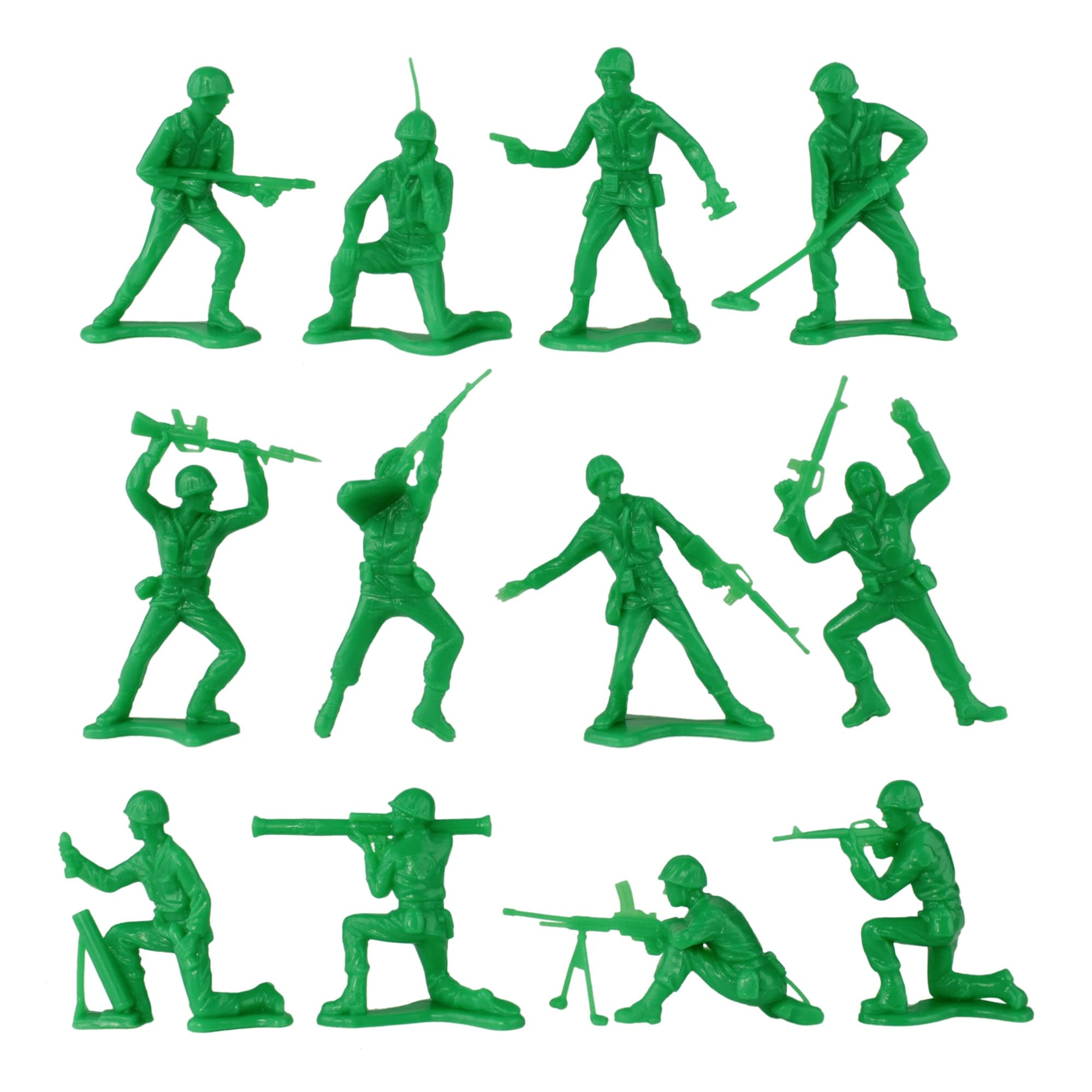 Foto 4 pulgar | Toy Soldiers Timmee Plastic Army Men Green 48 Piezas Fabricado En Ee. Uu. - Venta Internacional.