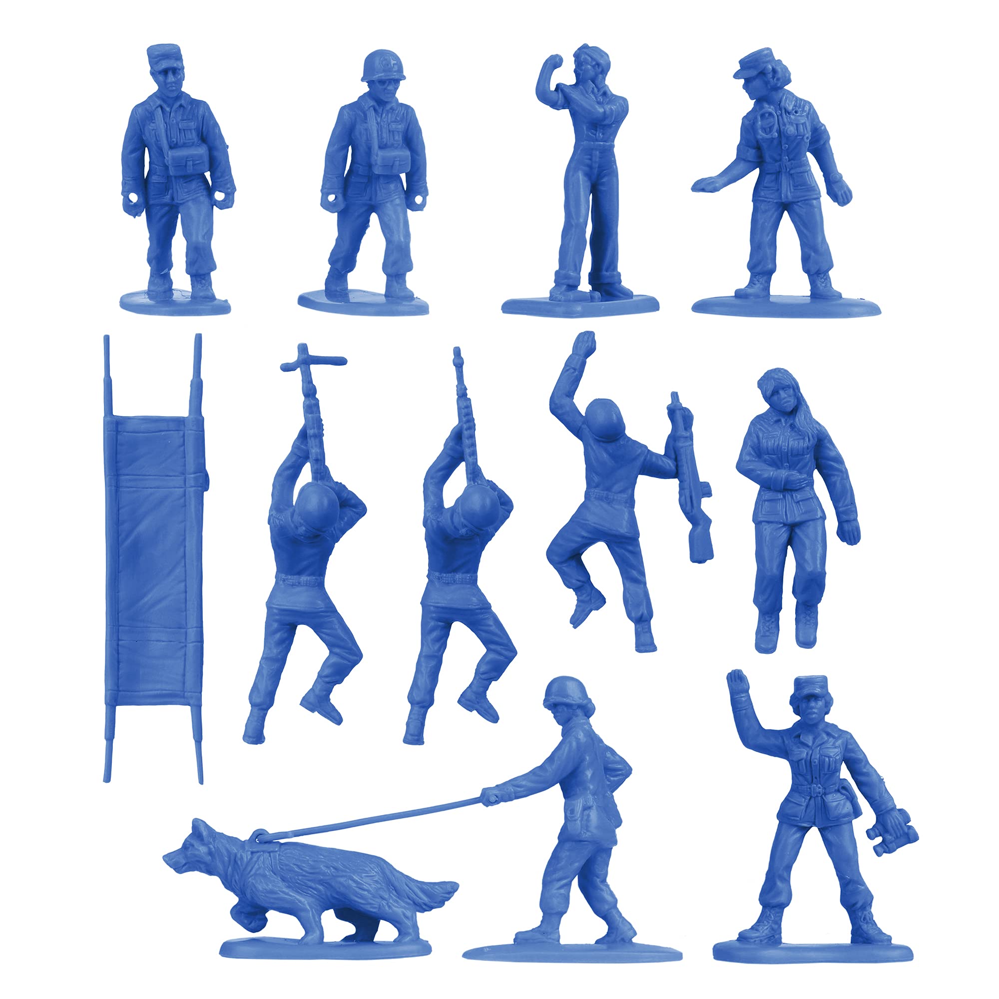 Foto 5 pulgar | Figuras De Soldado Azules De Plastic Army Bmc Para Mujer, 36 Unidades - Venta Internacional.