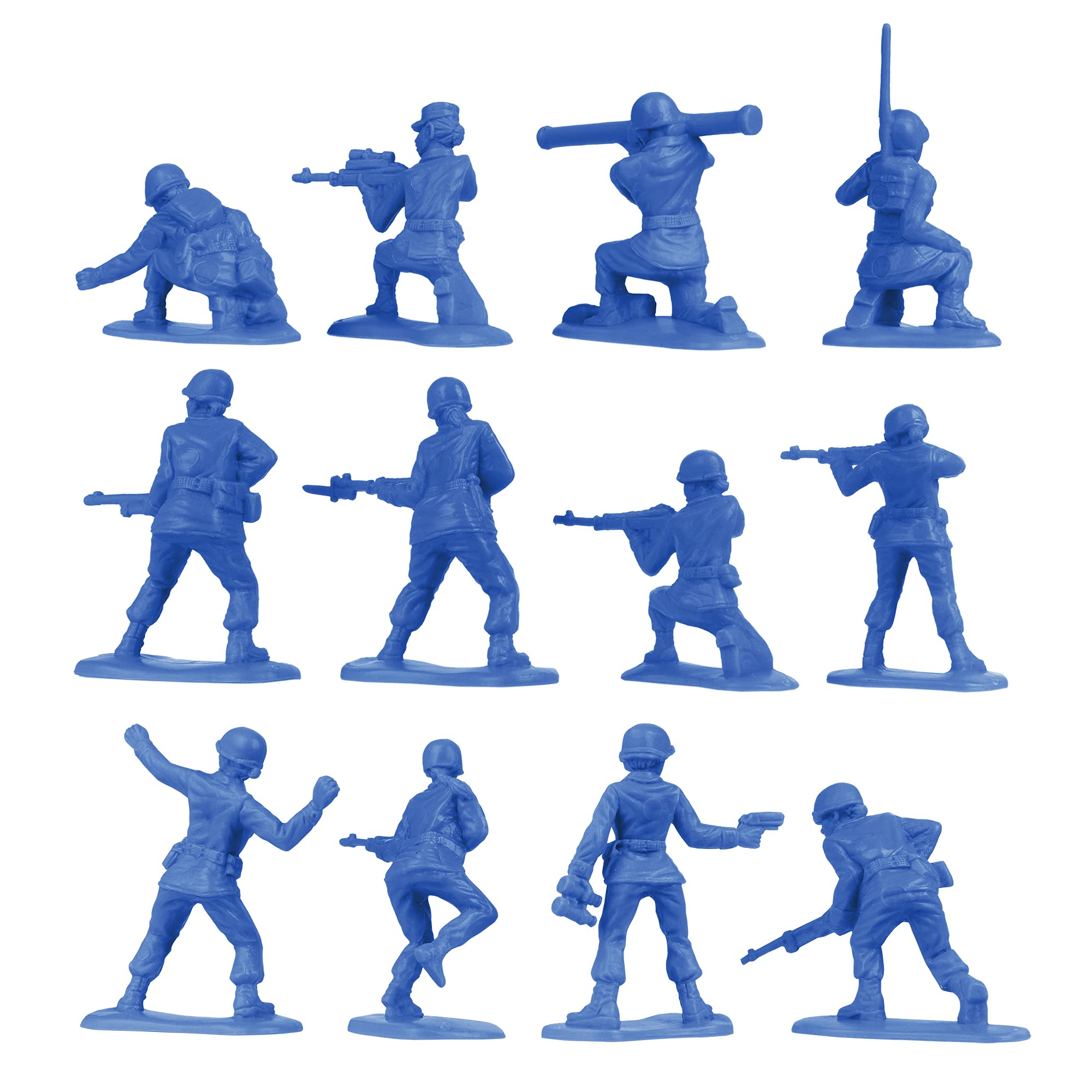 Foto 7 pulgar | Figuras De Soldado Azules De Plastic Army Bmc Para Mujer, 36 Unidades - Venta Internacional.