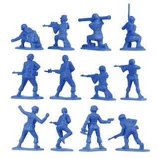 Foto 6 | Figuras De Soldado Azules De Plastic Army Bmc Para Mujer, 36 Unidades - Venta Internacional.