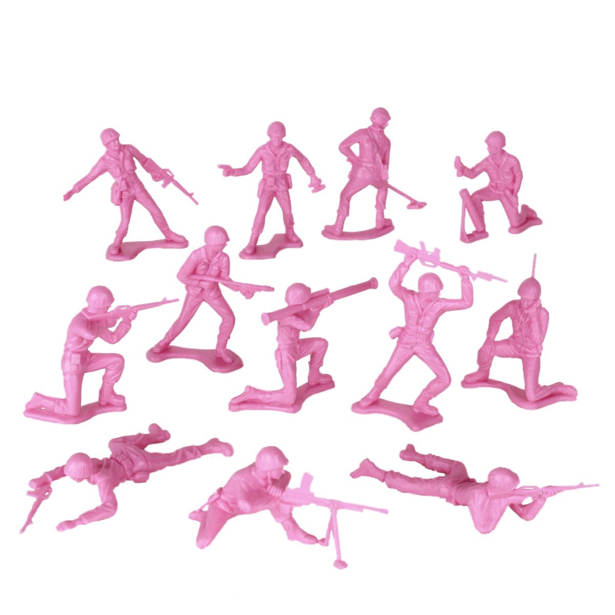 Foto 4 pulgar | Toy Soldiers Timmee Plastic Army Men, Rosa, 48 Piezas, Fabricado En Ee. Uu. - Venta Internacional.
