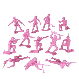 Foto 3 | Toy Soldiers Timmee Plastic Army Men, Rosa, 48 Piezas, Fabricado En Ee. Uu. - Venta Internacional.