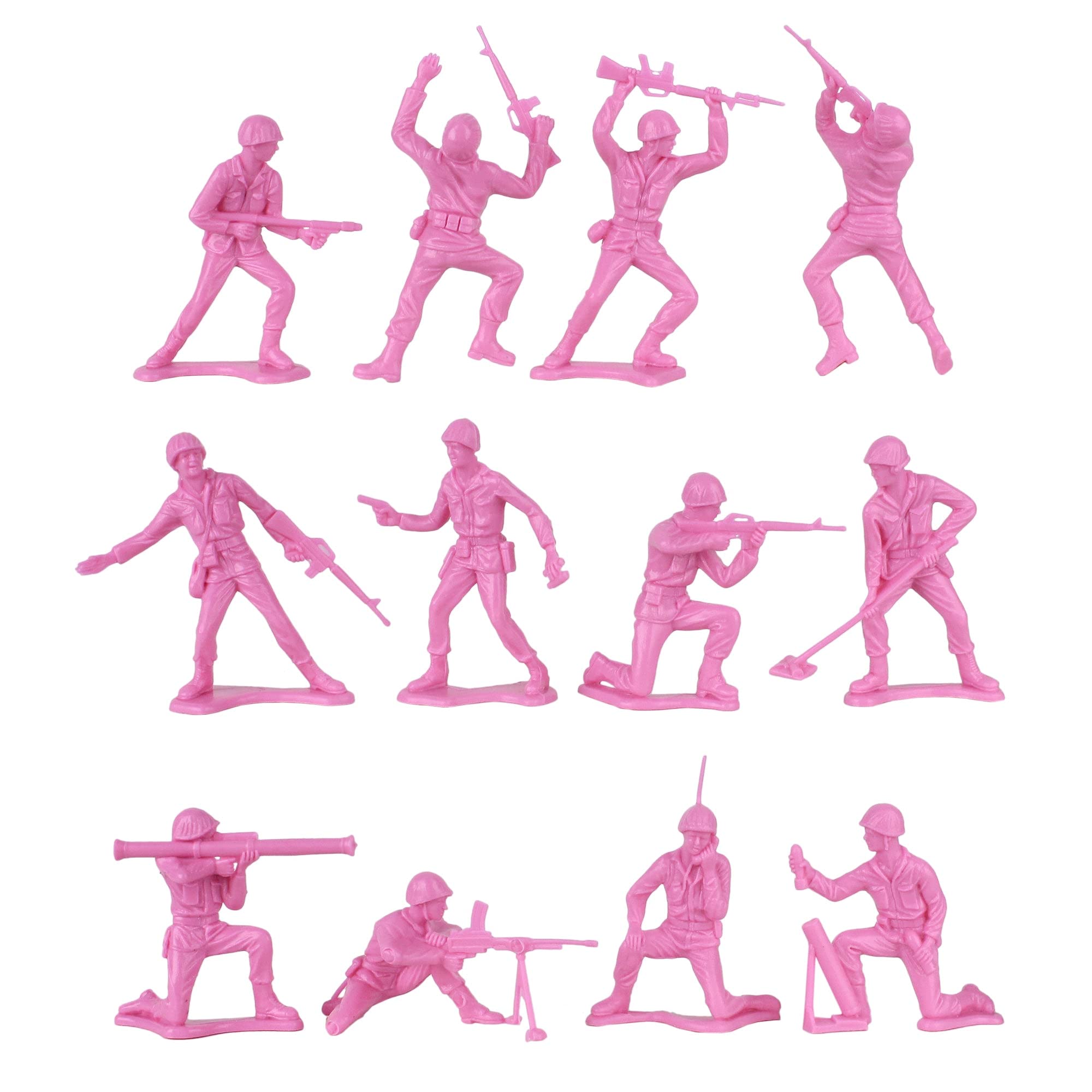 Foto 5 pulgar | Toy Soldiers Timmee Plastic Army Men, Rosa, 48 Piezas, Fabricado En Ee. Uu. - Venta Internacional.