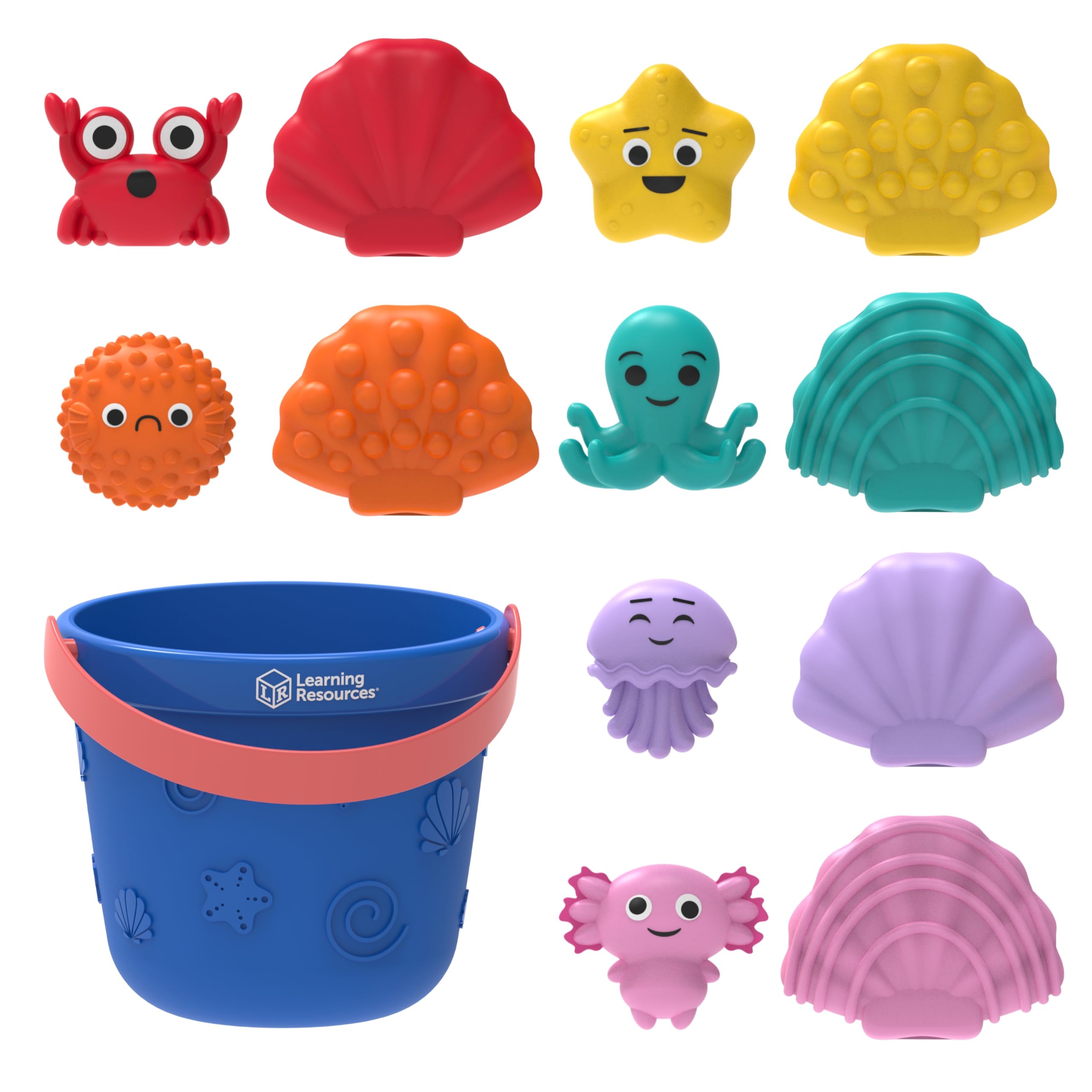 Foto 2 pulgar | Juguetes Montessori Conchas Marinas Ocean Emotions 19 Piezas -  Venta Internacional