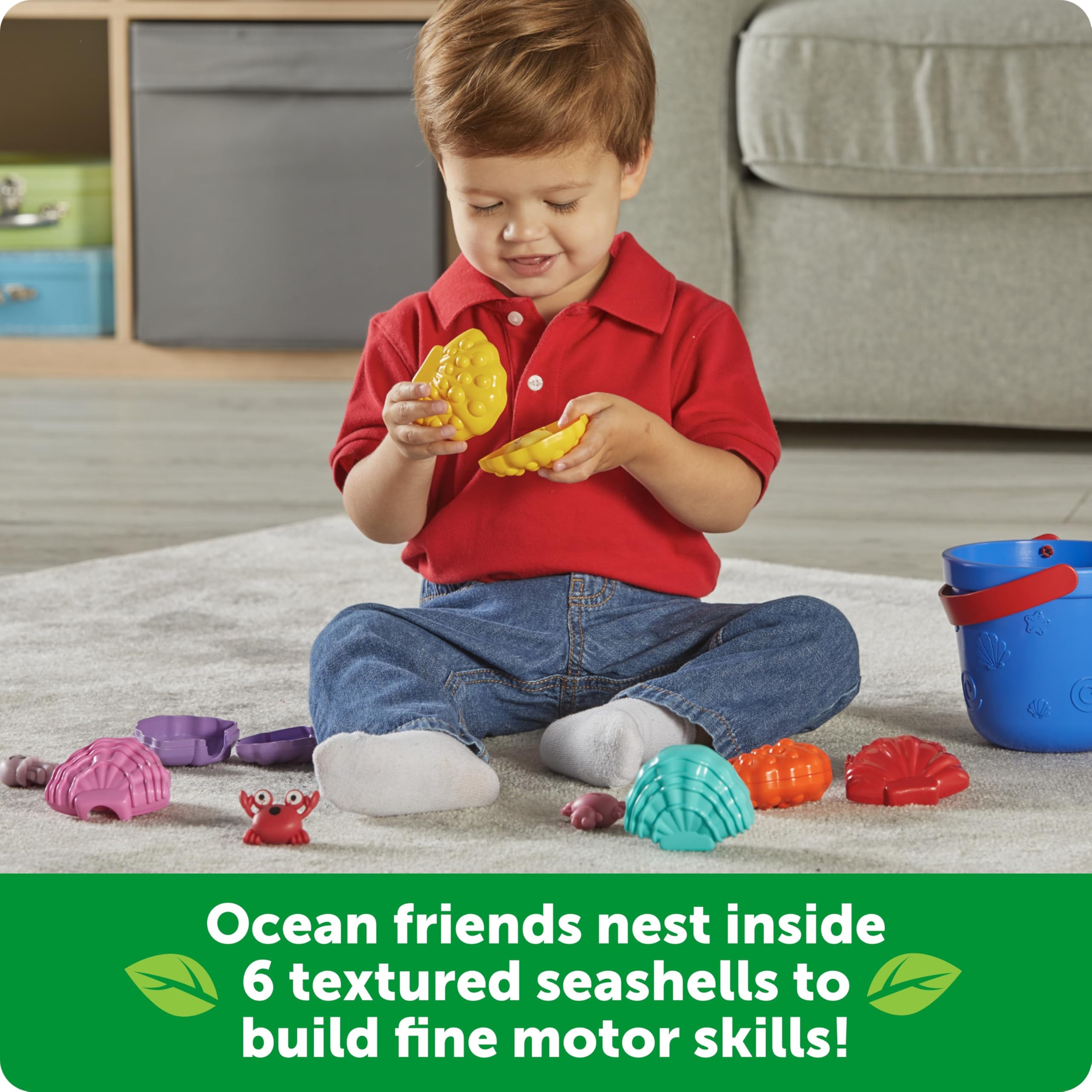 Foto 4 pulgar | Juguetes Montessori Conchas Marinas Ocean Emotions 19 Piezas -  Venta Internacional