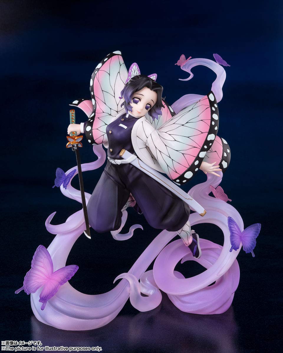Foto 3 pulgar | Estatua Coleccionable Shinobu Kocho de Demon Slayer Tamashii Nations - Venta Internacional