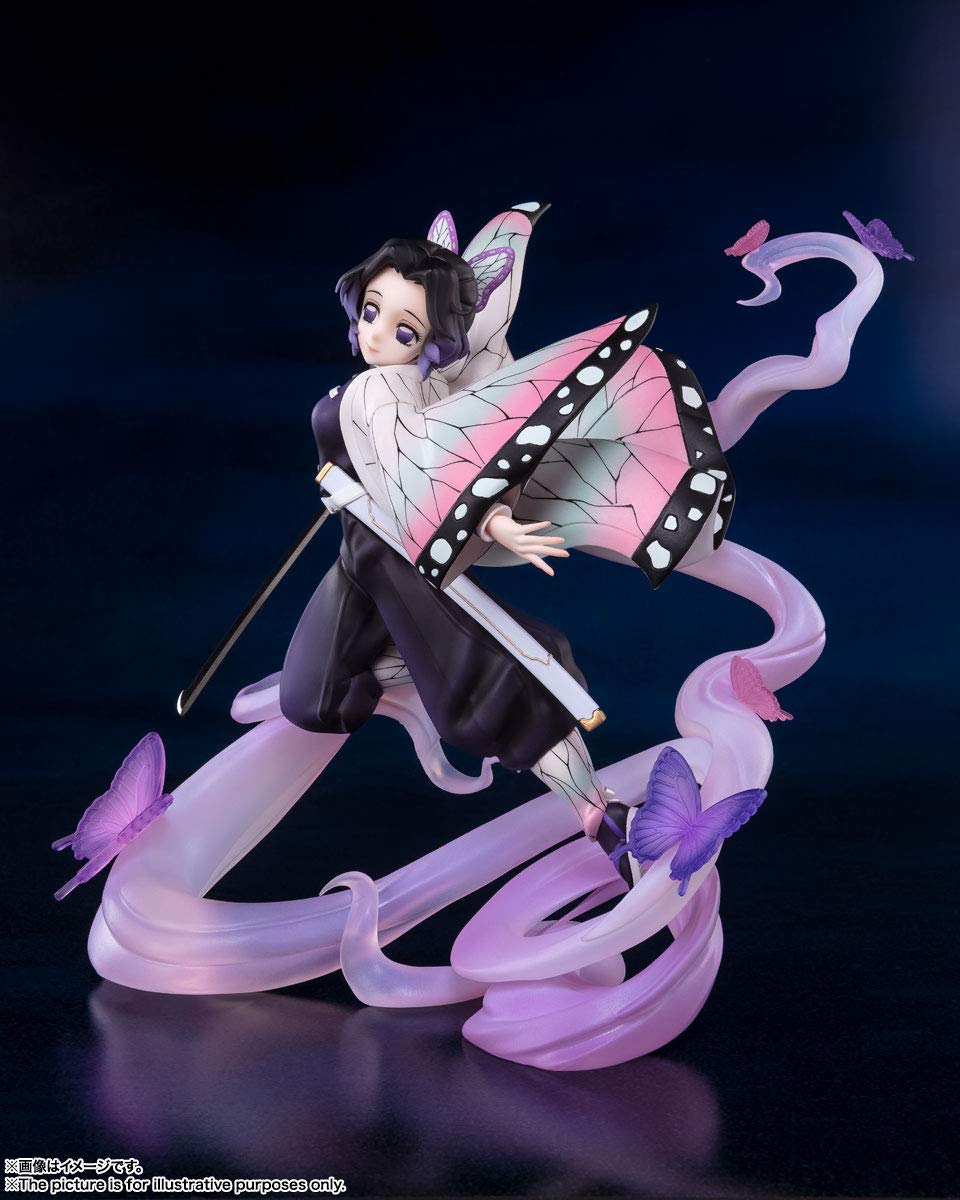 Foto 5 pulgar | Estatua Coleccionable Shinobu Kocho de Demon Slayer Tamashii Nations - Venta Internacional