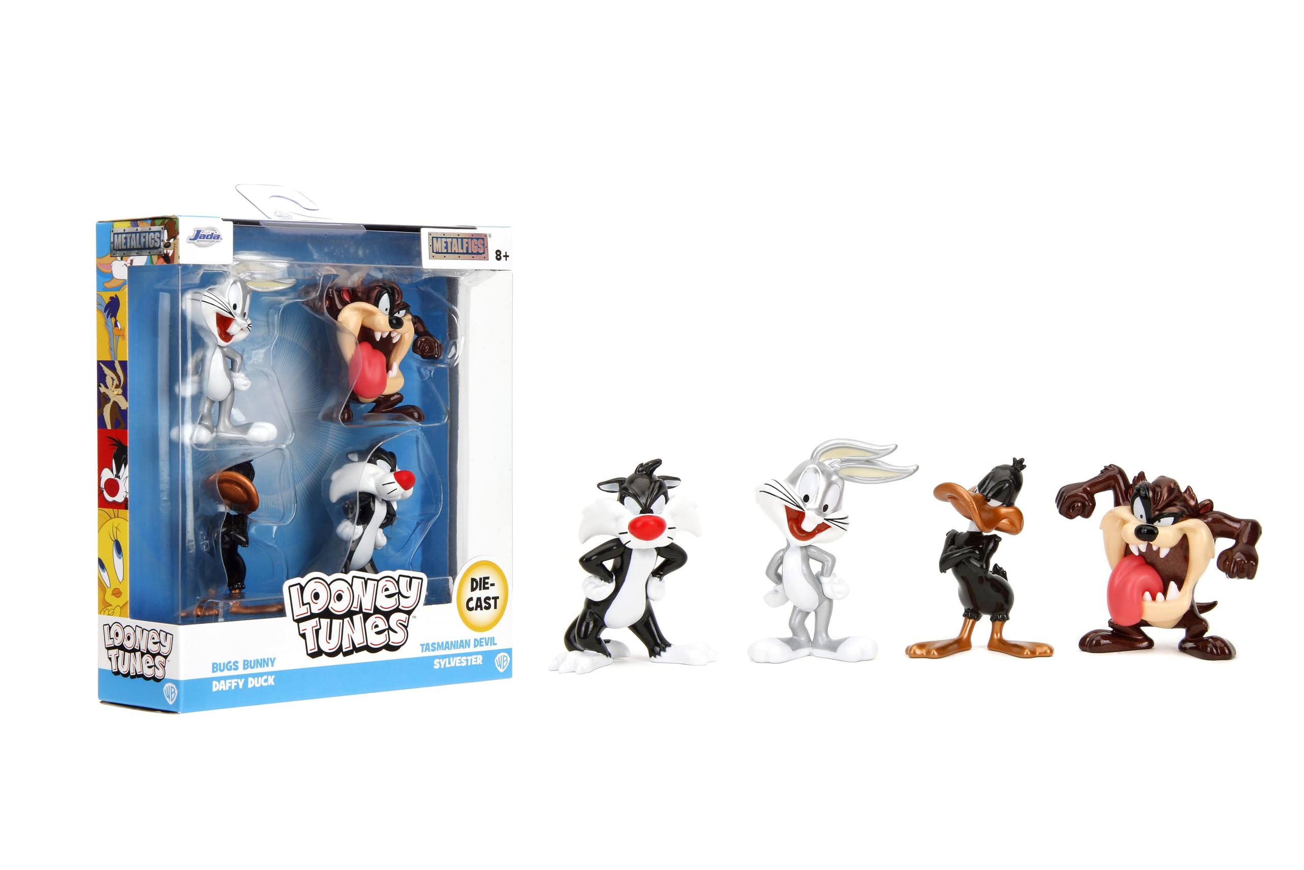 Foto 2 pulgar | Figuras Jada Toys Looney Tunes Paquete de 4 Piezas 2.5 Pulgadas Wave 1 - Venta Internacional