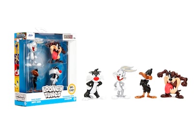 Foto 1 | Figuras Jada Toys Looney Tunes Paquete de 4 Piezas 2.5 Pulgadas Wave 1 - Venta Internacional