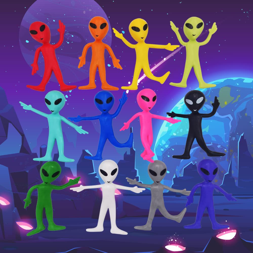 Foto 5 pulgar | Set De 12 Figuras Alienígenas Doblables Artcreativity Para Niños - Venta Internacional.