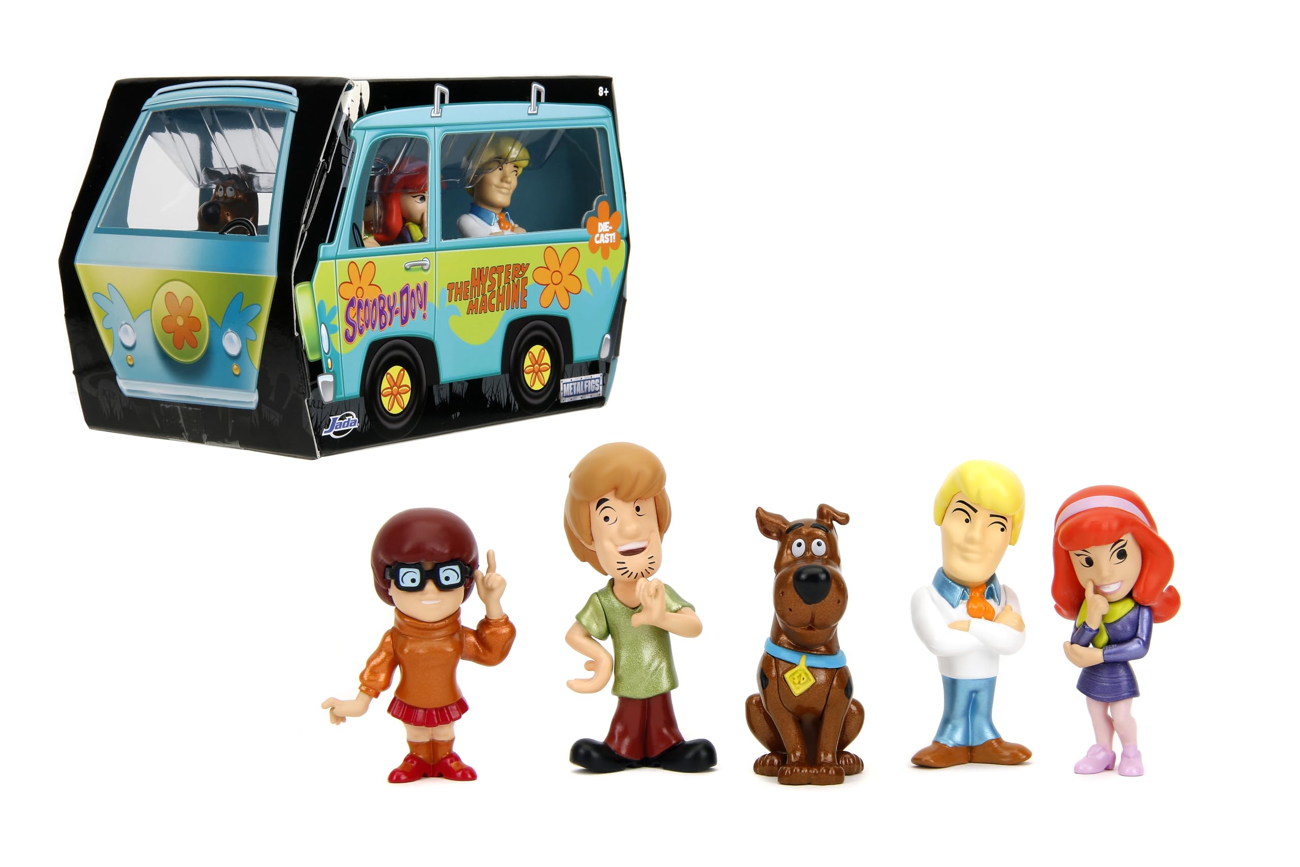 Figuras Fundidas A Presión Jada Toys Metalfigs 2.5 Scooby-doo! ¡paquete De 5 - Venta Internacional.