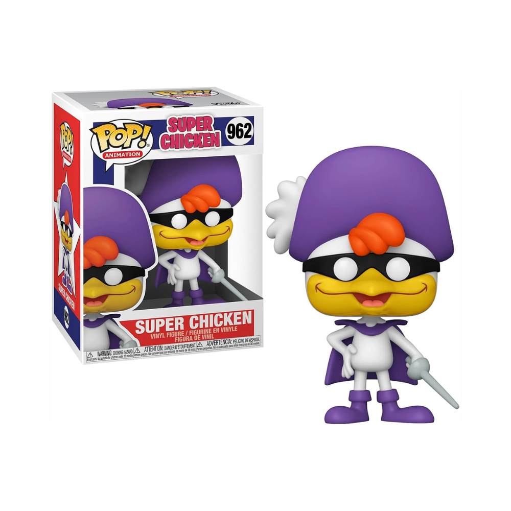 Foto 2 pulgar | Figura Funko Pop! Super Chicken Multicolor Animation