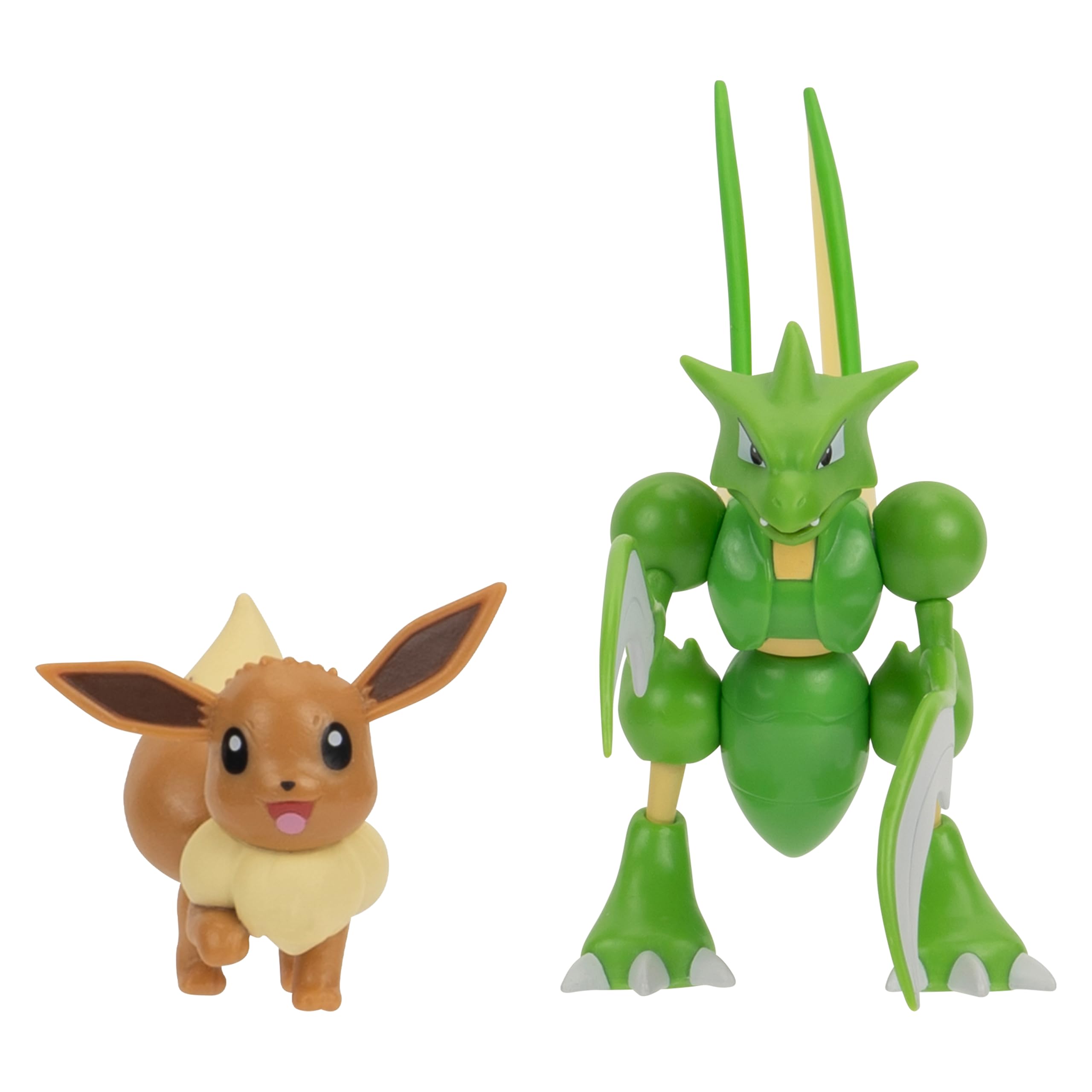 Foto 2 pulgar | Paquete de Figuras Pokémon Battle Eevee de 2 Pulgadas y Scyther de 11 cm - Venta Internacional